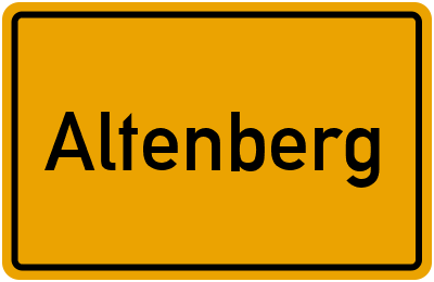 Branchenbuch Altenberg, Sachsen