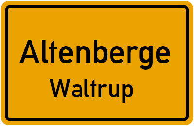 Straßenverzeichnis Altenberge Waltrup