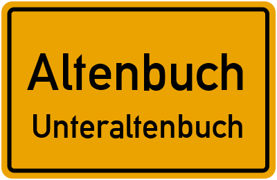 Straßenverzeichnis Altenbuch Unteraltenbuch