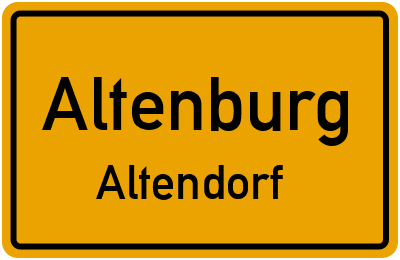 Straßenverzeichnis Altenburg Altendorf