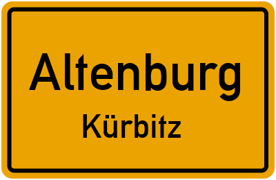 Straßenverzeichnis Altenburg Kürbitz