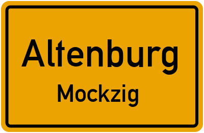 Straßenverzeichnis Altenburg Mockzig