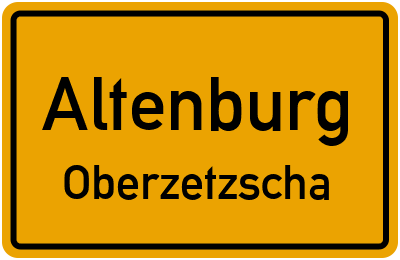 Straßenverzeichnis Altenburg Oberzetzscha