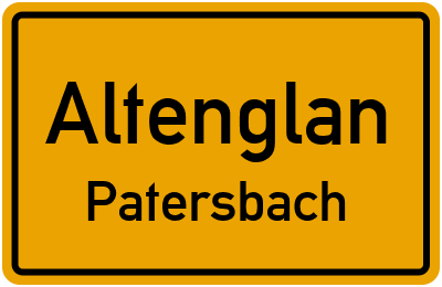 Straßenverzeichnis Altenglan Patersbach