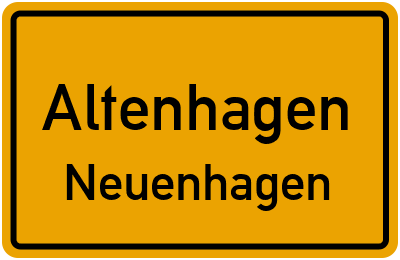 Straßenverzeichnis Altenhagen Neuenhagen