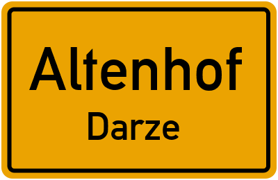 Straßenverzeichnis Altenhof Darze
