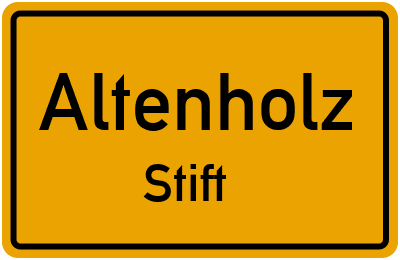 Straßenverzeichnis Altenholz Stift