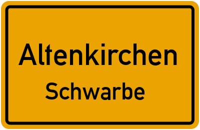 Straßenverzeichnis Altenkirchen Schwarbe