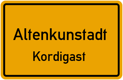 Straßenverzeichnis Altenkunstadt Kordigast