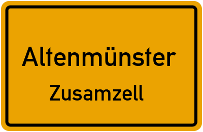 Straßenverzeichnis Altenmünster Zusamzell