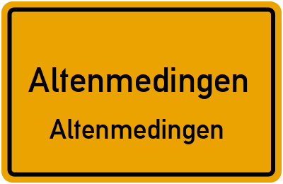 Ortsschild Altenmedingen Altenmedingen
