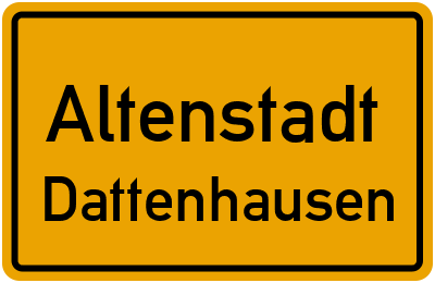 Straßenverzeichnis Altenstadt Dattenhausen