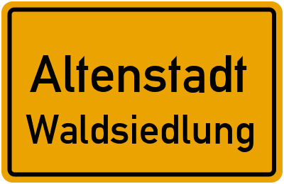 Straßenverzeichnis Altenstadt Waldsiedlung