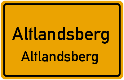 Straßenverzeichnis Altlandsberg Altlandsberg