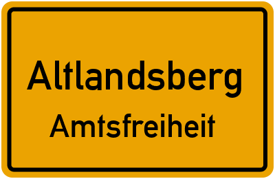 Straßenverzeichnis Altlandsberg Amtsfreiheit