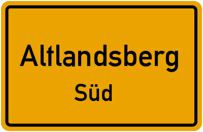 Straßenverzeichnis Altlandsberg Süd