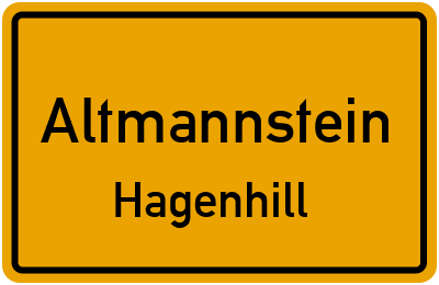 Straßenverzeichnis Altmannstein Hagenhill