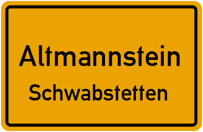 Straßenverzeichnis Altmannstein Schwabstetten