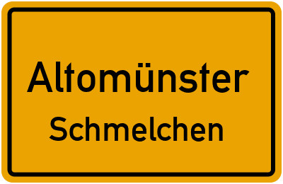 Straßenverzeichnis Altomünster Schmelchen