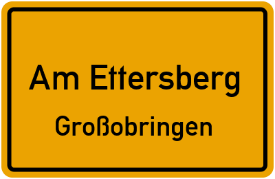 Straßenverzeichnis Am Ettersberg Großobringen