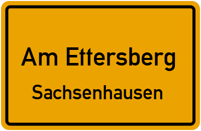 Straßenverzeichnis Am Ettersberg Sachsenhausen