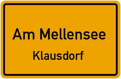 Straßenverzeichnis Am Mellensee Klausdorf