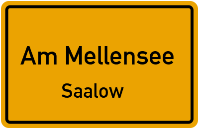 Straßenverzeichnis Am Mellensee Saalow