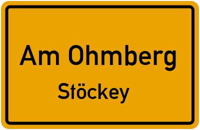 Straßenverzeichnis Am Ohmberg Stöckey