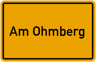 Branchenbuch Am Ohmberg, Thüringen