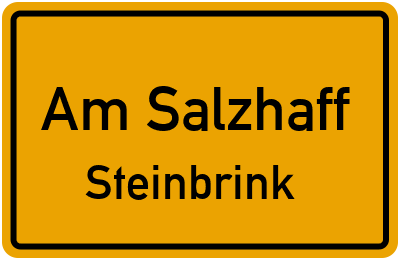 Straßenverzeichnis Am Salzhaff Steinbrink