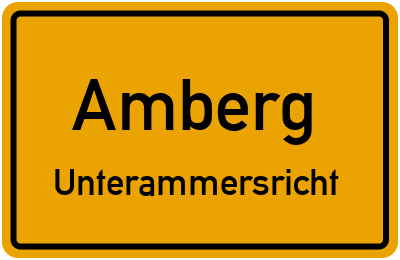 Straßenverzeichnis Amberg Unterammersricht