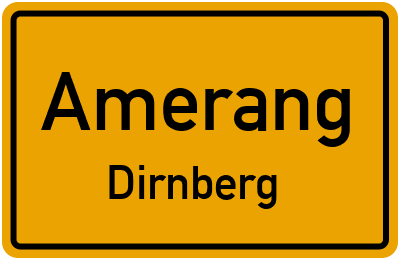 Straßenverzeichnis Amerang Dirnberg