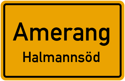 Straßenverzeichnis Amerang Halmannsöd