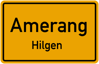 Straßenverzeichnis Amerang Hilgen