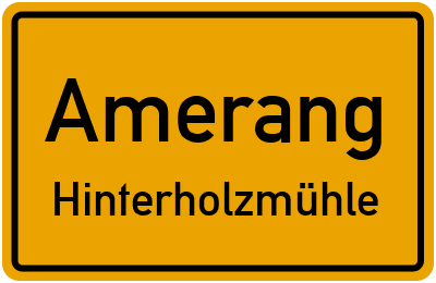 Straßenverzeichnis Amerang Hinterholzmühle