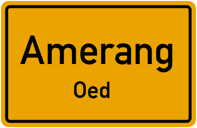 Straßenverzeichnis Amerang Oed