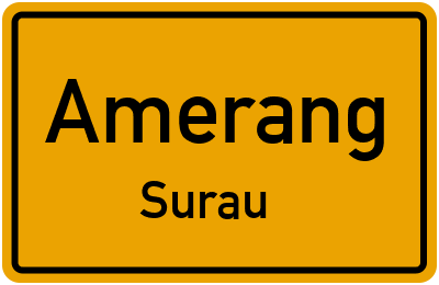 Straßenverzeichnis Amerang Surau