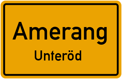 Straßenverzeichnis Amerang Unteröd
