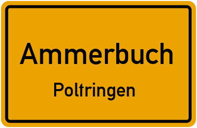 Straßenverzeichnis Ammerbuch Poltringen