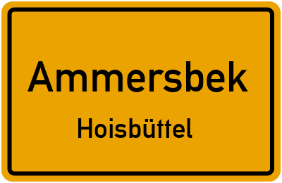 Straßenverzeichnis Ammersbek Hoisbüttel