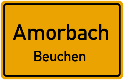 Straßenverzeichnis Amorbach Beuchen