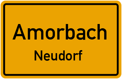 Straßenverzeichnis Amorbach Neudorf