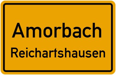 Straßenverzeichnis Amorbach Reichartshausen