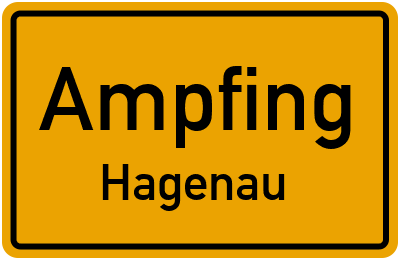 Straßenverzeichnis Ampfing Hagenau