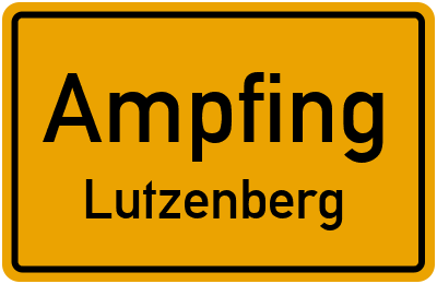 Straßenverzeichnis Ampfing Lutzenberg