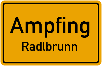 Straßenverzeichnis Ampfing Radlbrunn