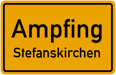 Straßenverzeichnis Ampfing Stefanskirchen