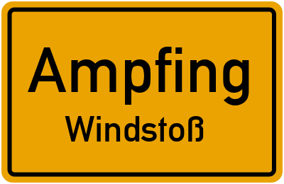 Straßenverzeichnis Ampfing Windstoß
