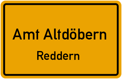 Straßenverzeichnis Amt Altdöbern Reddern