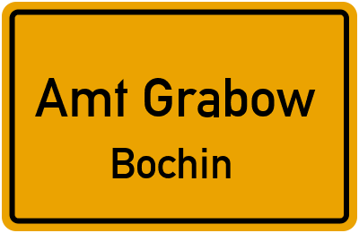 Straßenverzeichnis Amt Grabow Bochin